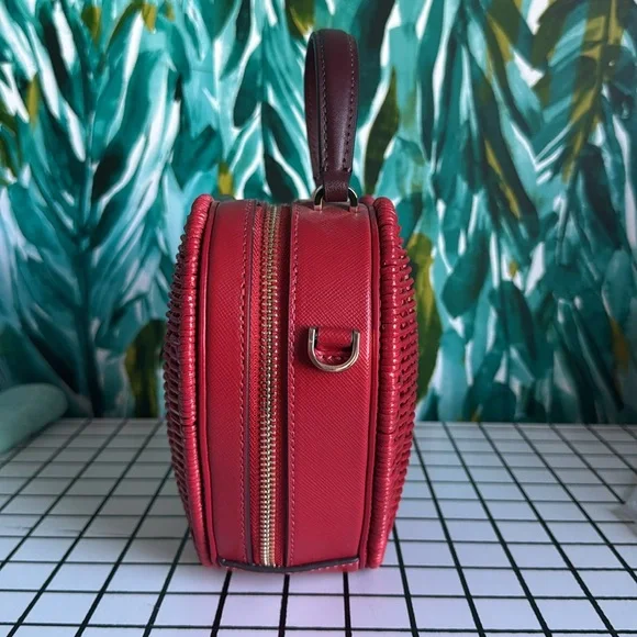 Kate Spade Wicker Red Apple crossbody bag - Picture 4 of 10